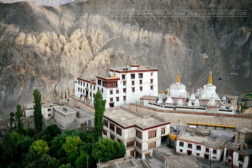 Lamayuru monastery from above, Ladakh