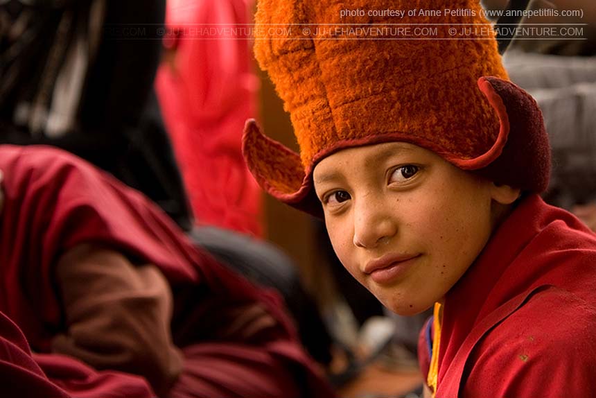Portrait of young none, Ladakh