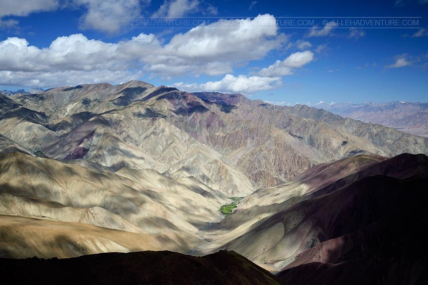 Rumbak valley from Stok La, Ladakh