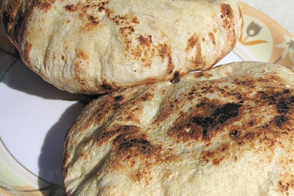 Khambir, food of Ladakh