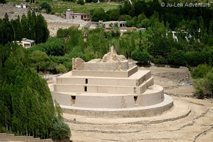 Tisseru (Tisuru) Stupa in Leh, Ladakh