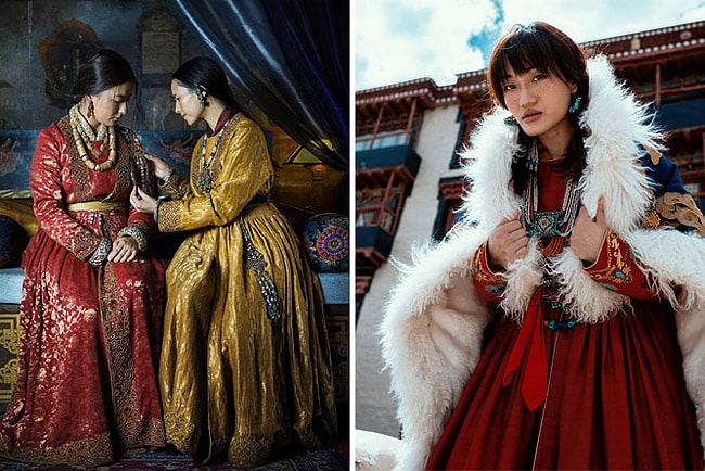 Ladakhi Designer clothes: amza Couture