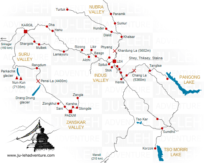 Cultural Tours map