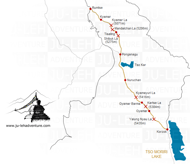 rumtse to tso moriri trek cost