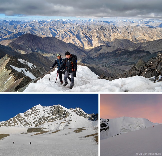 Alpinisme au Ladakh, ascension du sommet de Stok Kangri
