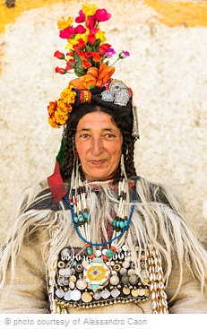 Drokpa woman, Dha-Hanu village