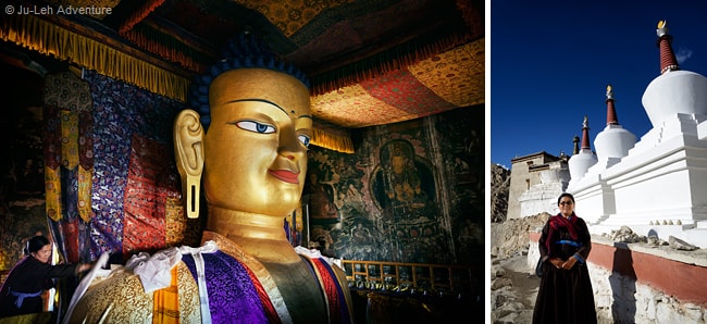 Palais de Shey et monastère au Ladakh